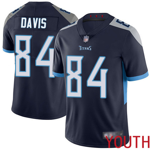 Tennessee Titans Limited Navy Blue Youth Corey Davis Home Jersey NFL Football 84 Vapor Untouchable